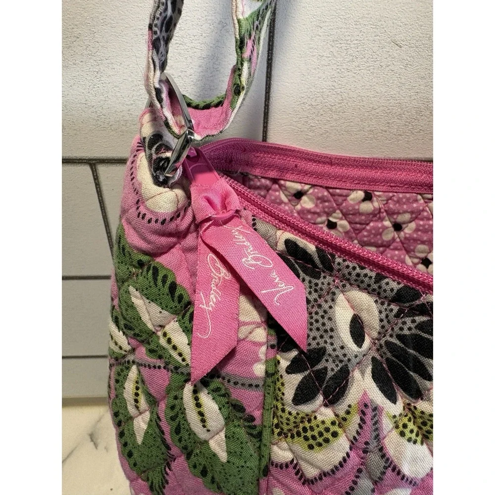 Vera Bradley Lindsay Crossbody Shoulder Bag Priscilla Pink Floral Retired Quilt